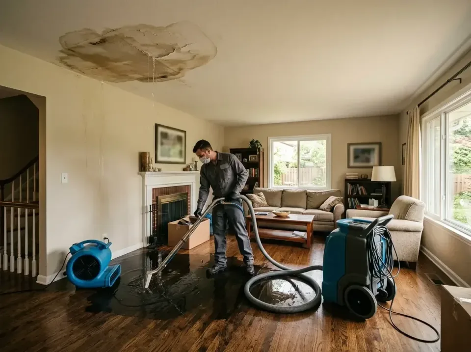 attic-pipe-burst-ceiling-drip-008 — frequently asked questions, Water Damage Restoration & Carpet Care in Terre du Lac, MO